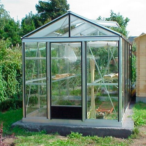 Goliath 8x10 Greenhouse in Green, with Base Greenhouse 